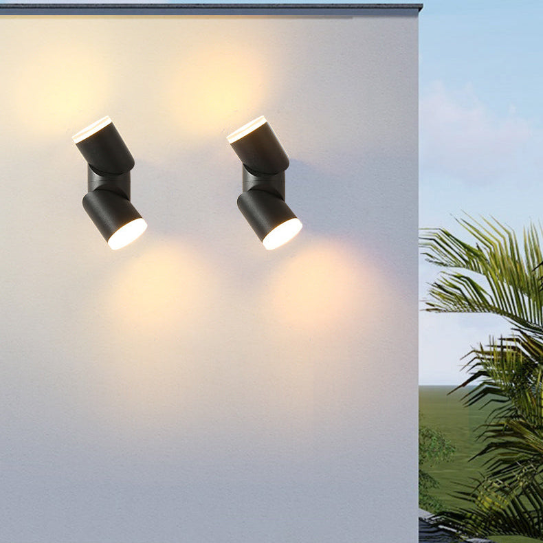 RoyaleGlow Swivel Outdoor Wall Sconce- 13W IP54 Up/Down LED for Porch & Patio
