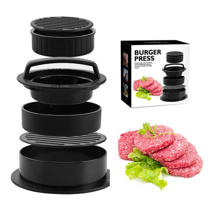 Luxora 3-in-1 Burger Press For Perfect Patties Every Time