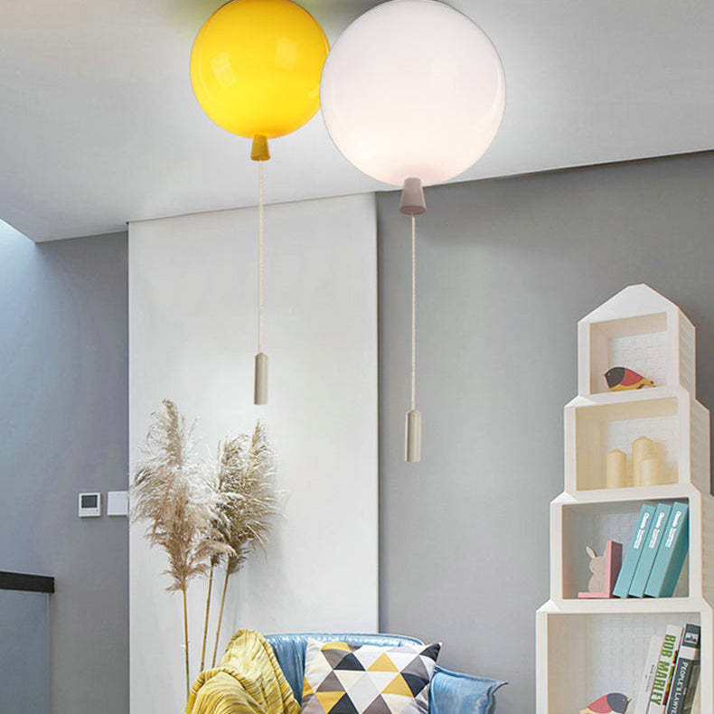 RoyaleGlow Kids Colorful Balloon Ceiling Light Modern Nursery Room Decor