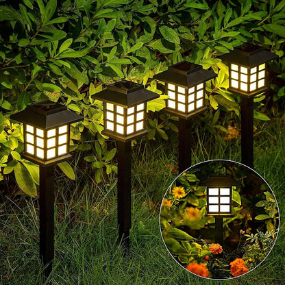 12-Pack Solar Pathway Lights Outdoor 3