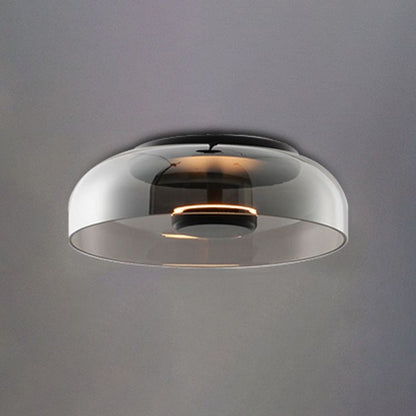 LuxRoyale Smoked Glass Designer Ceiling Light Fixture