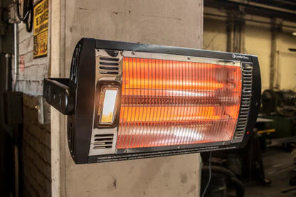 RoyaleGlow Wide Range Outdoor Electric Wall Mounted Infrared Patio Heater