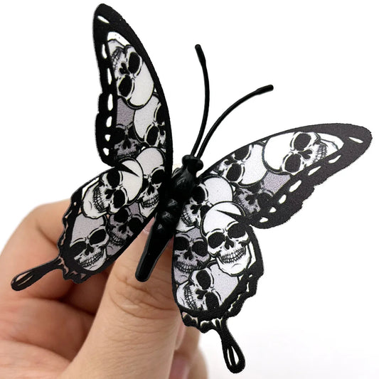 12Pcs 3D Butterfly Wall Sticker PVC Self Adhesive Wallpaper Butterfly Wall Sticker Living Room Window Decal Halloween Home Decor 0