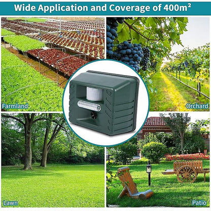 Royaleva Woodpecker Ultrasonic Repeller for Effective Bird Control - Get Rid of Woodpeckers