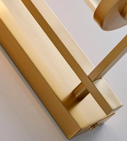 RoyaleGlow Farmhouse Brass Wall Sconce with Clear Cylinder Glass Shade - Royale Basic