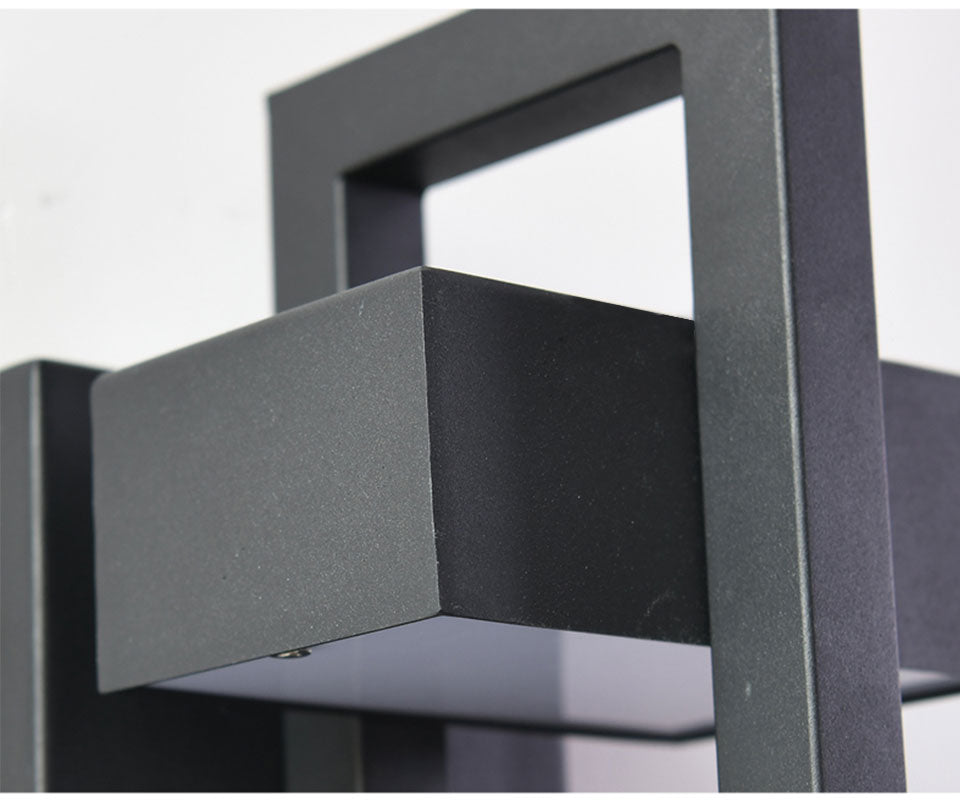 Royelux Modern LED Outdoor Wall Sconce | Waterproof IP65 Outdoor LED Wall Lighting
