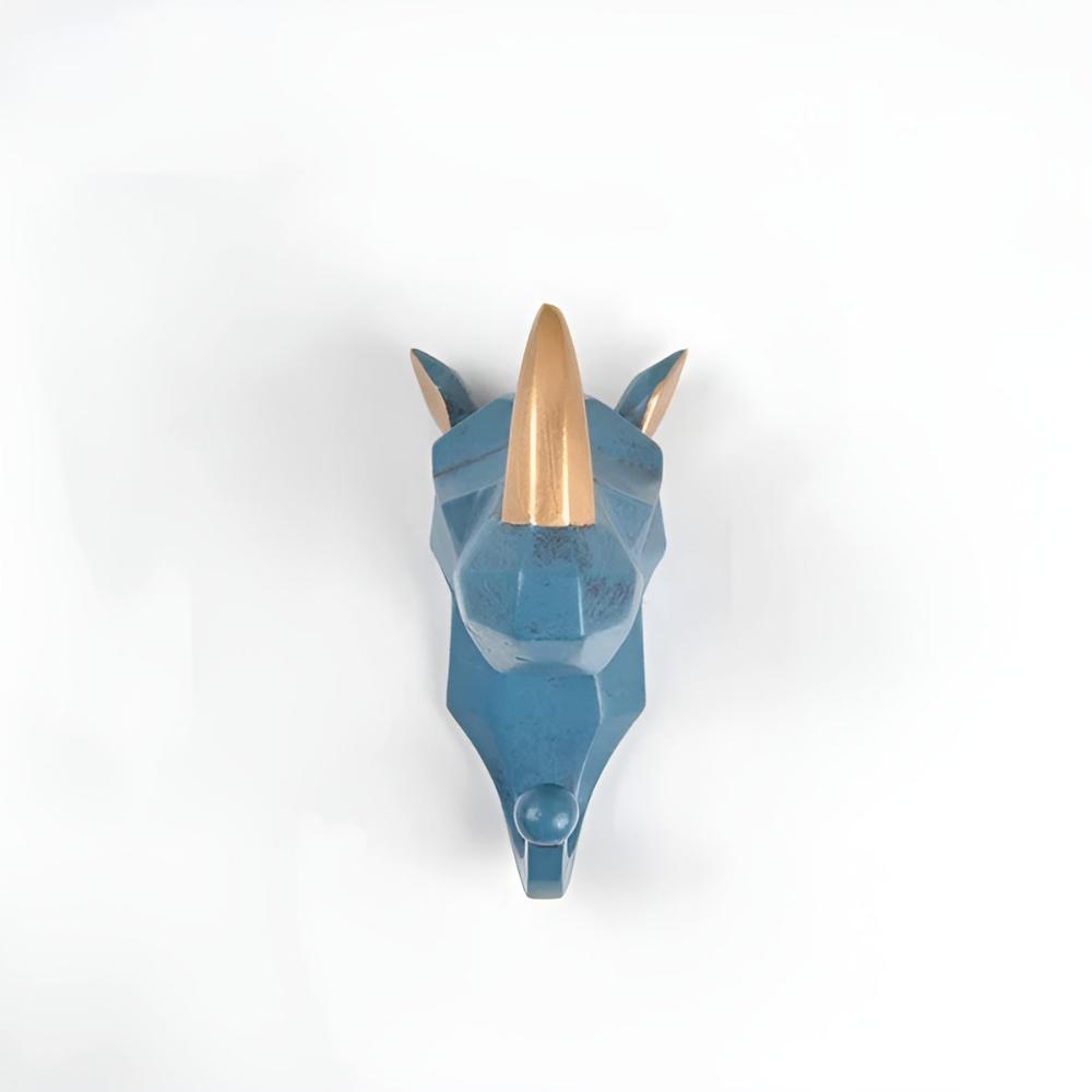 RoyaleGlow Animal Head Wall-Mounted Key Holder Decor
