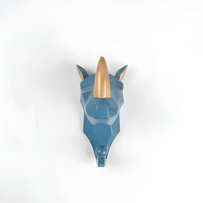 RoyaleGlow Animal Head Wall-Mounted Key Holder Decor