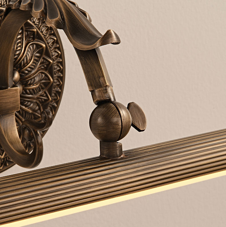 RoyaleGlow Modern Copper LED Vanity Light for Bathroom Mirror, Artwork & Picture Lighting