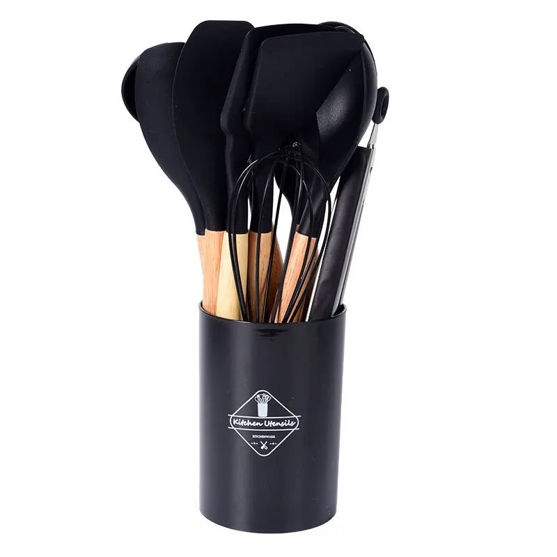 12pcs Silicone Non-Stick Cooking Utensil Set 0