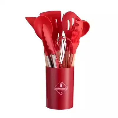 12pcs Silicone Non-Stick Cooking Utensil Set 12