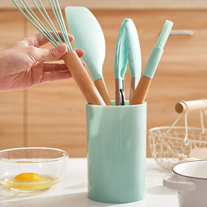 12pcs Silicone Non-Stick Cooking Utensil Set 3