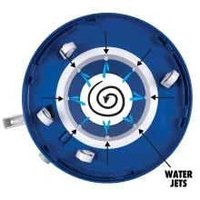 Royaleva Pool Leaf Vacuum, Large Pool Leaf Sucker for Inground and Above Ground Swimming Pools (Blue)