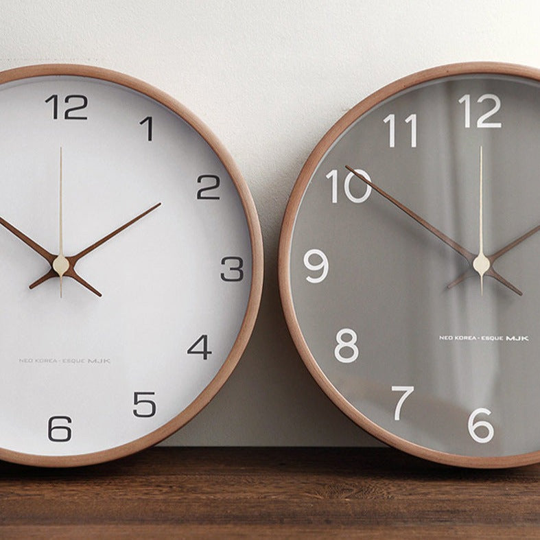 Royaleva Analog Wall Decoration Wooden Clock for Home