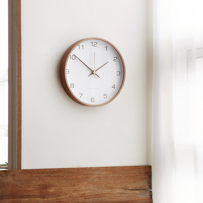 Royaleva Analog Wall Decoration Wooden Clock for Home
