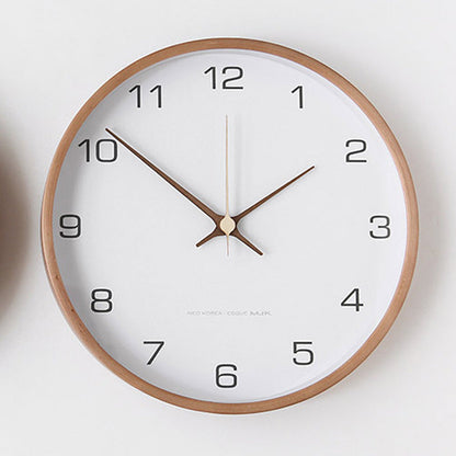 Royaleva Analog Wall Decoration Wooden Clock for Home
