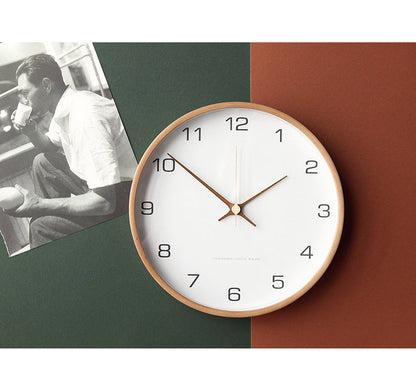 Royaleva Analog Wall Decoration Wooden Clock for Home