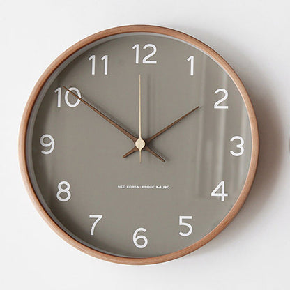 Royaleva Analog Wall Decoration Wooden Clock for Home