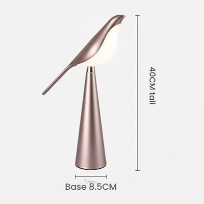 LuxRoyale Magpie Light Rotatable Lamp Head Three Brightness Levels Acrylic Metal