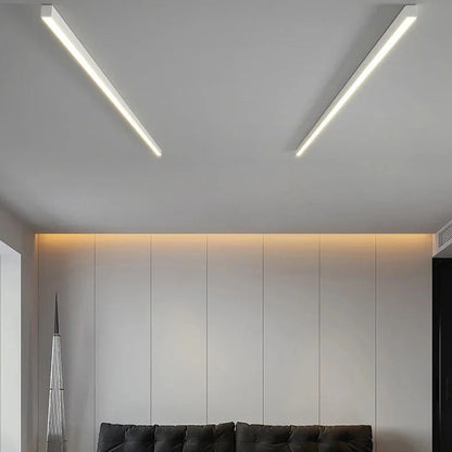 RoyaleGlow 47 Inch Modern LED Linear Pendant Light for Office & Commercial Spaces