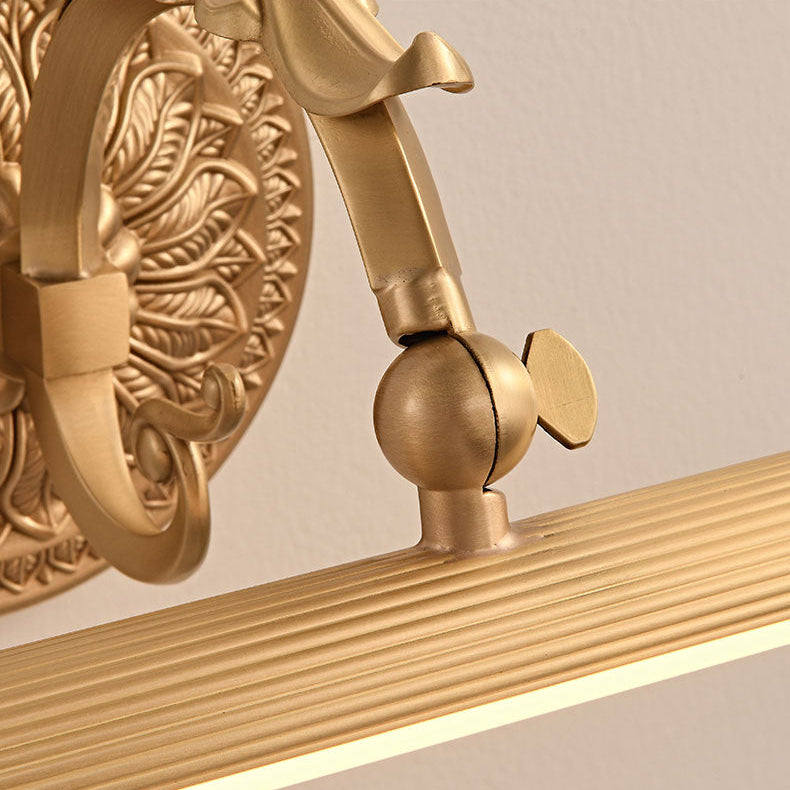 RoyaleGlow Modern Copper LED Vanity Light for Bathroom Mirror, Artwork & Picture Lighting