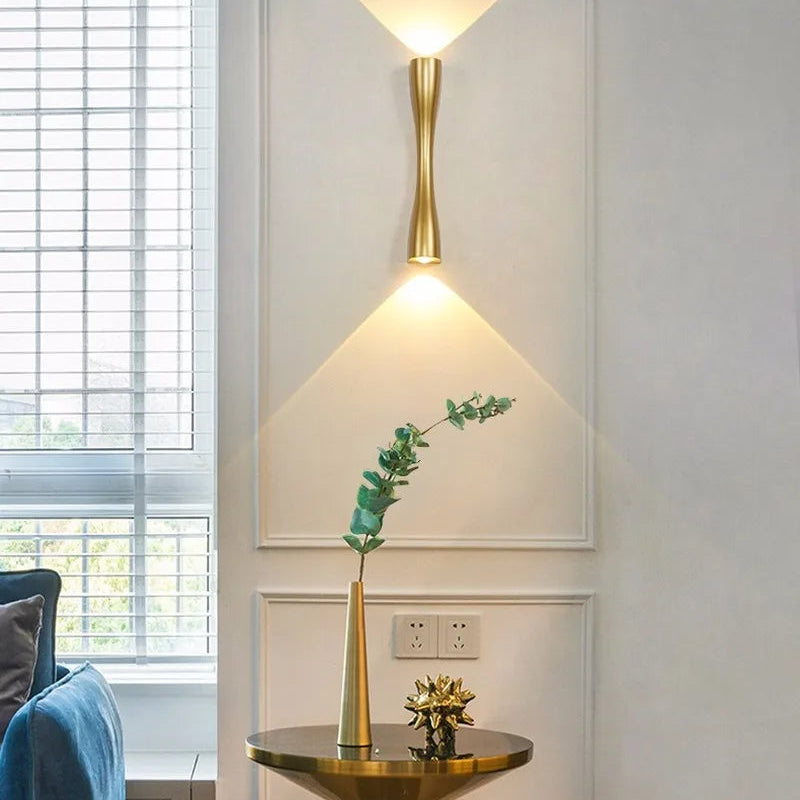 Royelux IP65 Waterproof Modern LED Wall Sconce Light, Minimalist Contemporary Design