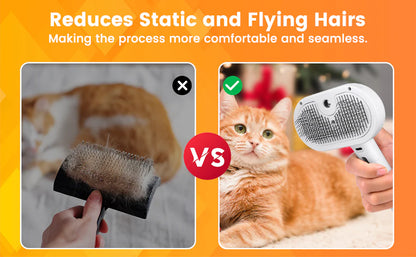 Royaleva Cat And Dog Steam Brush for Easy Grooming