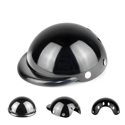 RoyaleGlow Dog Motorcycle Helmet And Goggles For Pets