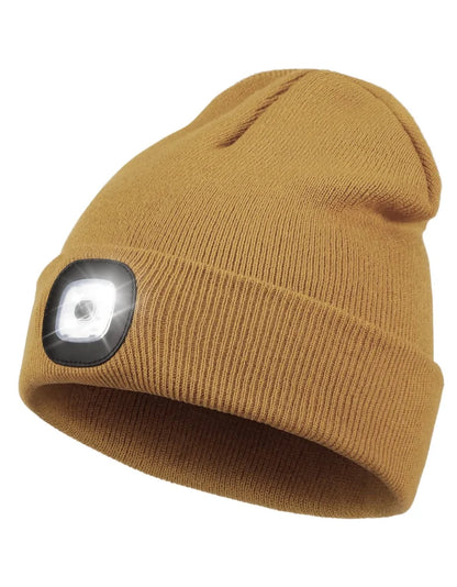 Luxora LED Beanie Light with Adjustable Brightness and Warmth