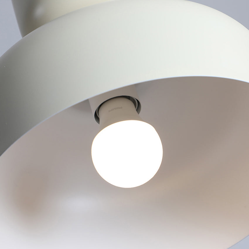 RoyaleGlow Modern White Pendant Light Kitchen Island Hanging Lamp