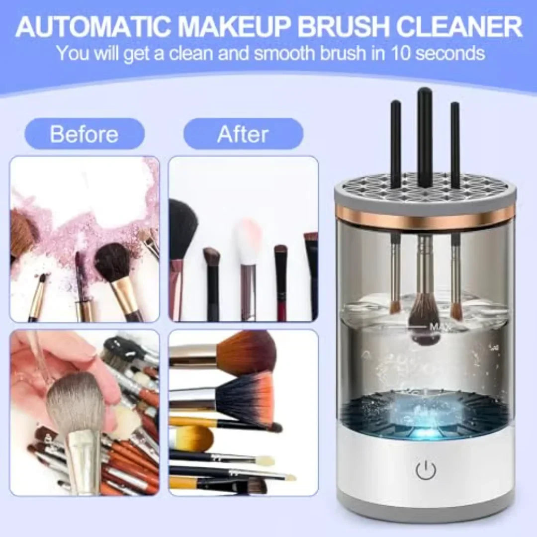 RoyaleGlow Automatic Electric Makeup Brush Cleaner