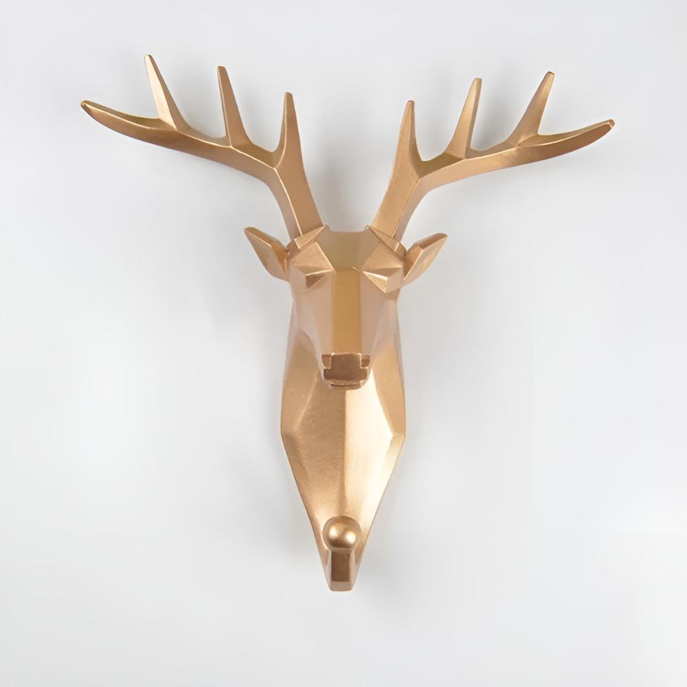 RoyaleGlow Animal Head Wall-Mounted Key Holder Decor