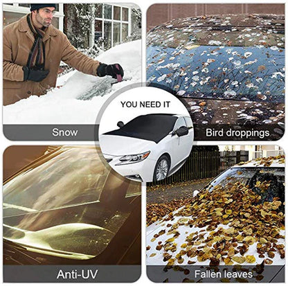 RoyaleGlow Convenient Magnetic Car Windshield Cover