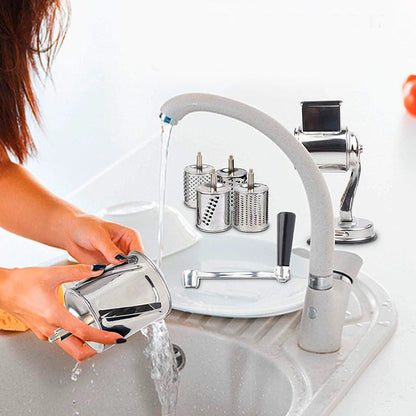 Luxora Multi-Functional Kitchen Rotary Food Grater Slicer