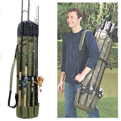 Royaleva Portable Fishing Rod & Tackle Bag for Easy Carry
