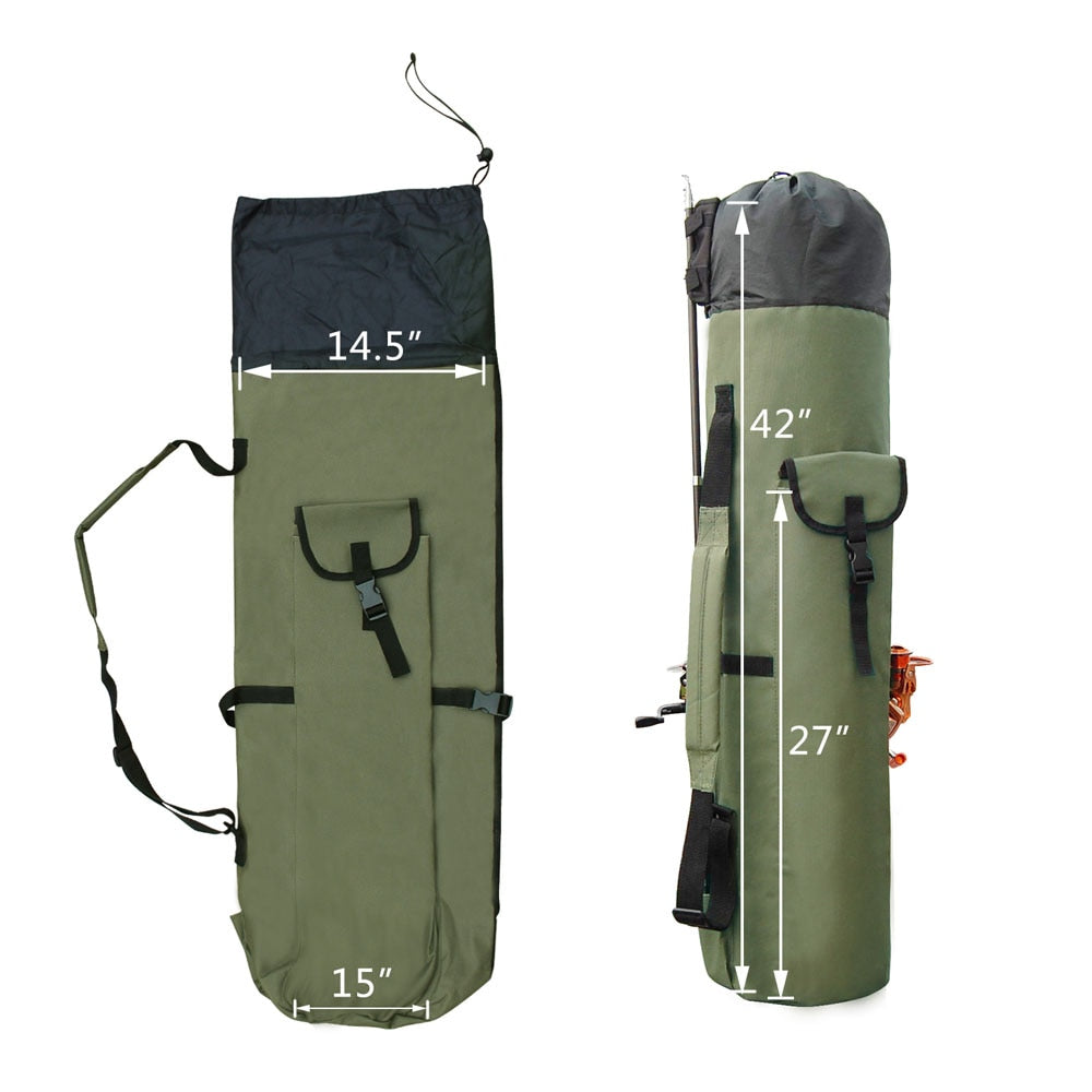 Royaleva Portable Fishing Rod & Tackle Bag for Easy Carry