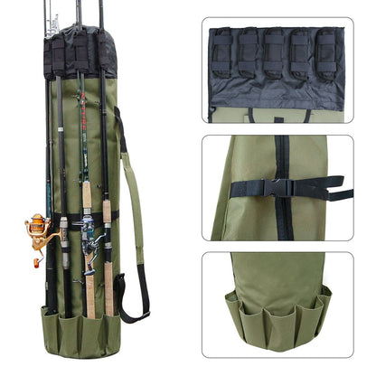 Royaleva Portable Fishing Rod & Tackle Bag for Easy Carry