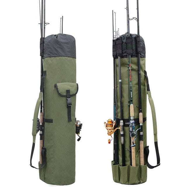 Royaleva Portable Fishing Rod & Tackle Bag for Easy Carry