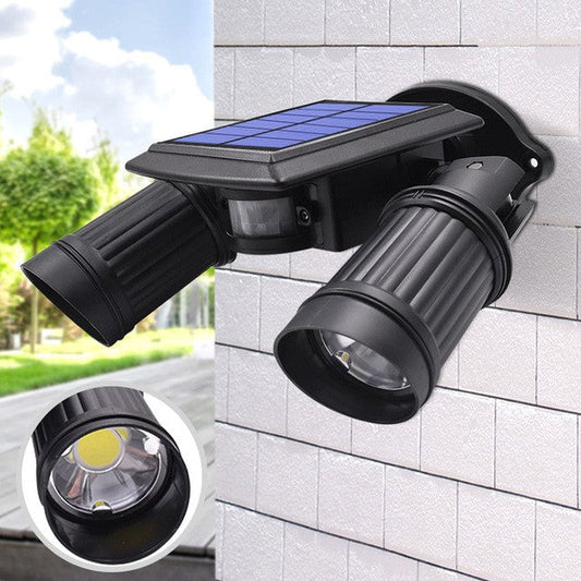 Super Bright 360° Rotating Solar Motion Sensor LED Light – Waterproof outdoor security light with 14 LEDs, 600 lumens brightness, and PIR motion detection up to 6 meters. Solar-powered with 1500mAh battery, ideal for driveway, garden, patio, or garage lighting