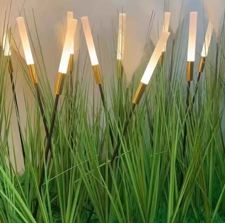 RoyaleGlow Modern Solar LED Path Lights for Outdoor Garden & Landscape