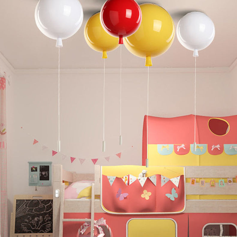 RoyaleGlow Kids Colorful Balloon Ceiling Light Modern Nursery Room Decor
