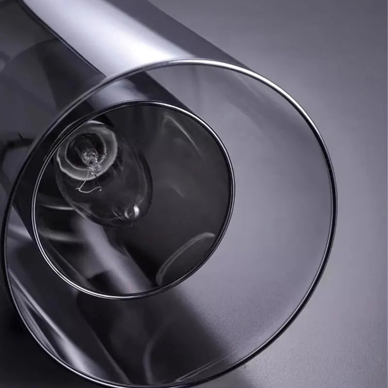 Lumora Modern Smoked Glass Dual-Shade Pendant Light for Dining Room