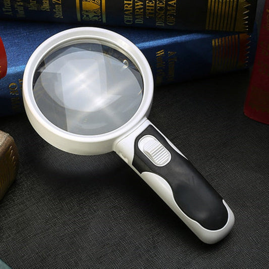 RoyaleGlow Optical Magnifying Glass with LED Light 20x