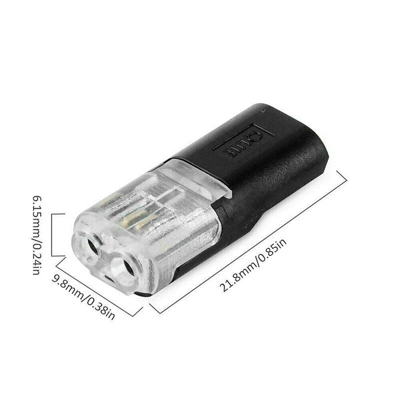 Royaleva Double-wire Push-in Connector with Locking Buckle