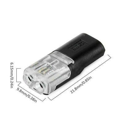 Royaleva Double-wire Push-in Connector with Locking Buckle