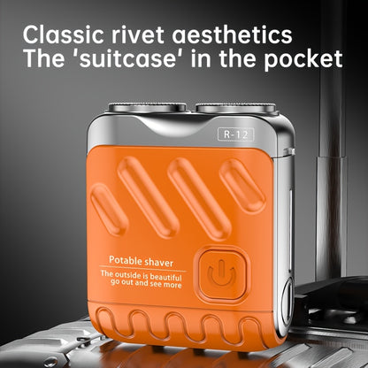 Royallure Portable Electric Shaver – USB Rechargeable Double Blade Floating Razor for Men