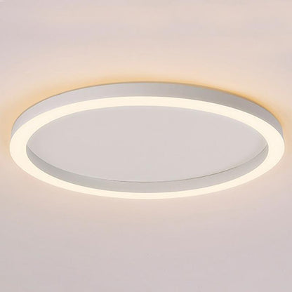 16'' Modern Simple Circle Flush Mount LED Lights Dimmable Ceiling Lights with Remote 4