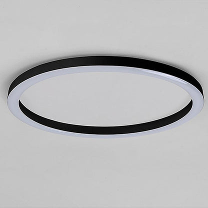 16'' Modern Simple Circle Flush Mount LED Lights Dimmable Ceiling Lights with Remote 5