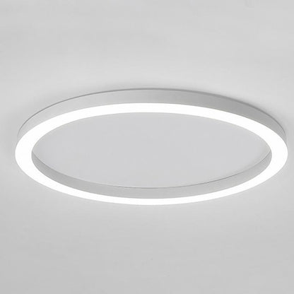 16'' Modern Simple Circle Flush Mount LED Lights Dimmable Ceiling Lights with Remote 6