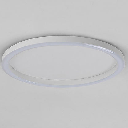 16'' Modern Simple Circle Flush Mount LED Lights Dimmable Ceiling Lights with Remote 8